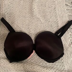 Black Bra with rhinestone Accent Victoria Secret 34D